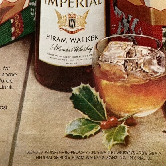 1971 Imperial Hiram Walker Whiskey Ad Full Page Print  u Vintage Original Advert - Picture 3 of 5